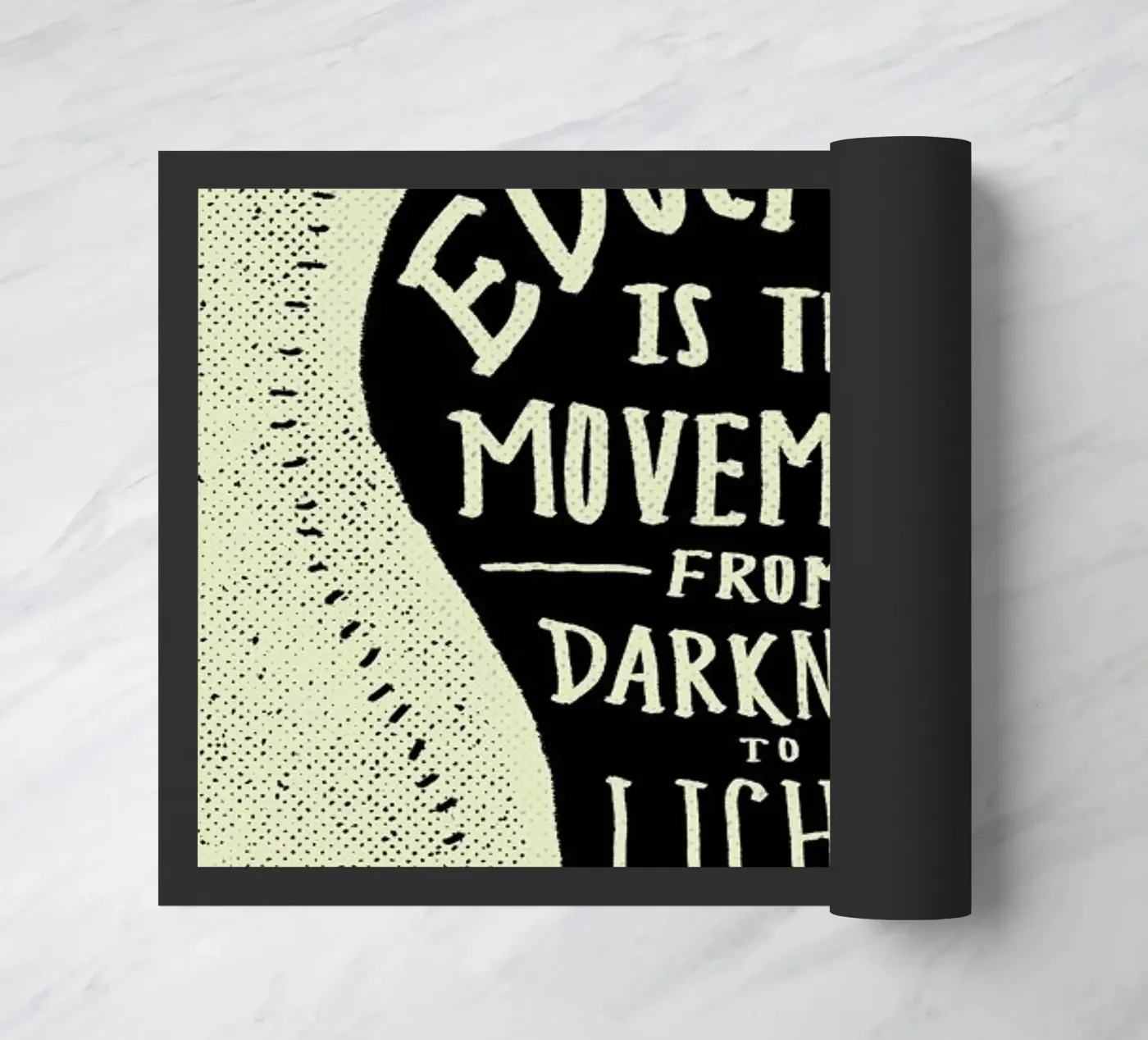 Education doormat by Leah Flores