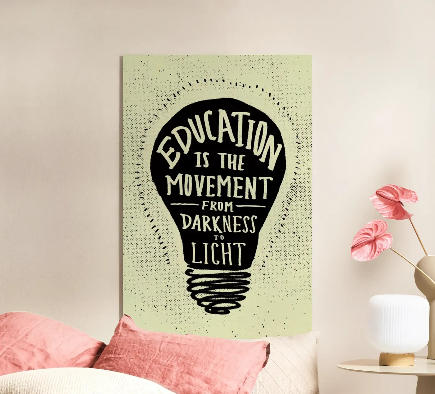 Education Acryl-Glas von Leah Flores