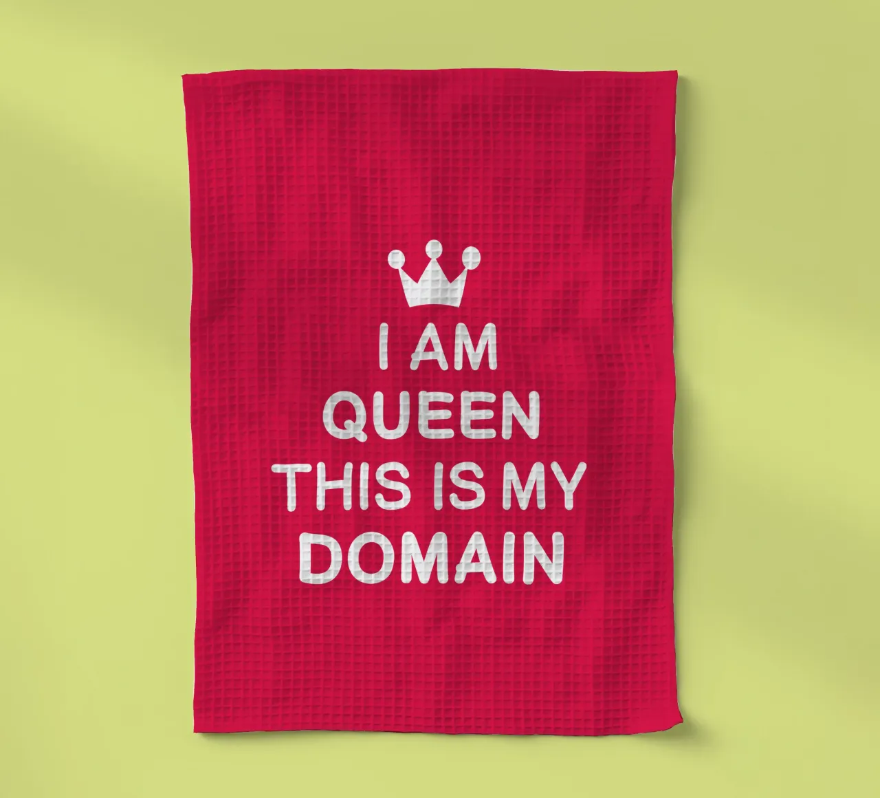 I am queen. This is my domain canovaccio da cucina da happieeagle