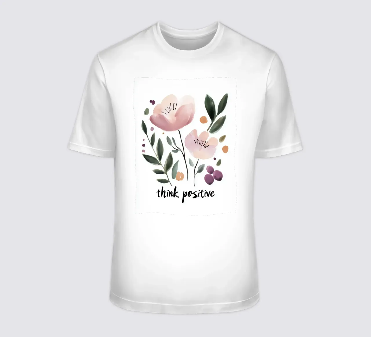 Think Positive No 3 t-shirt da treechild