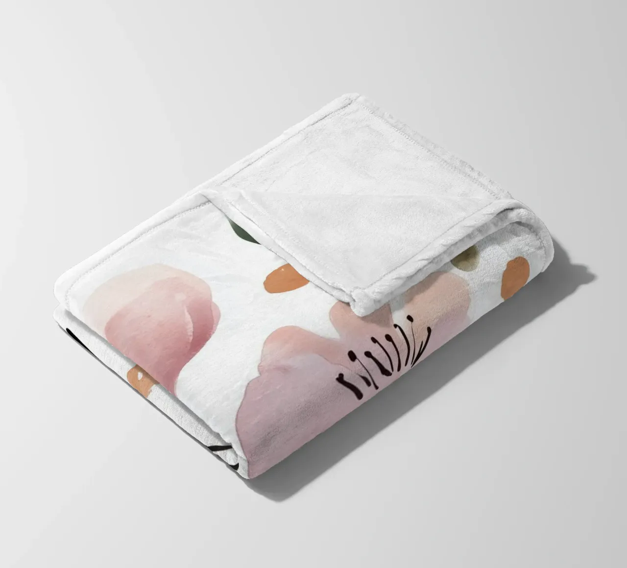Think Positive No 3 coperta in pile da treechild