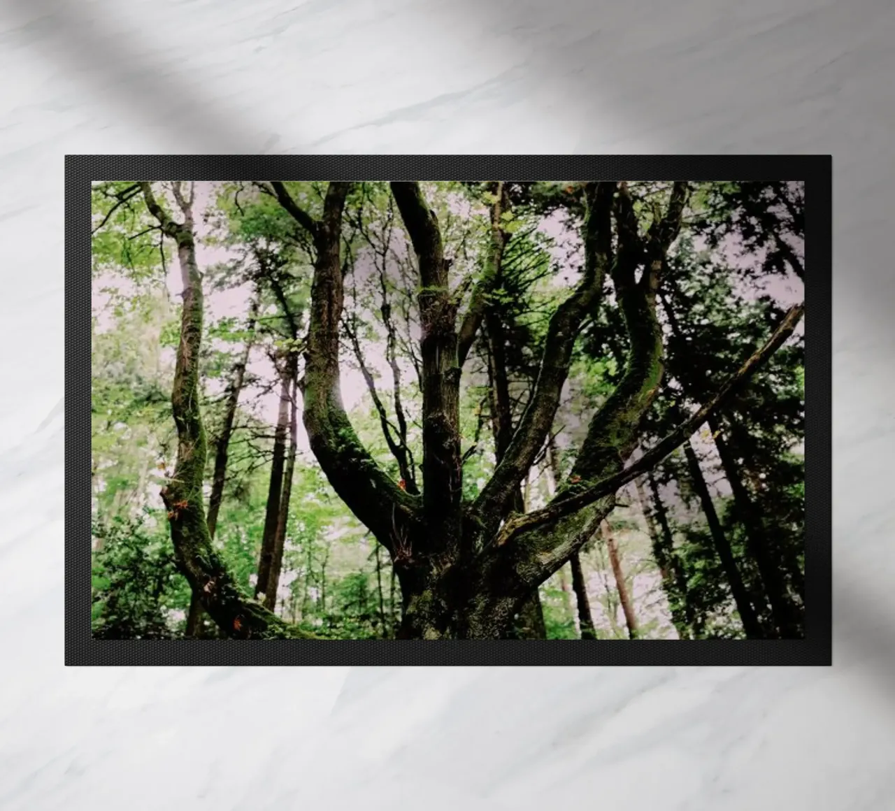 Forest Magic doormat by Leah Flores