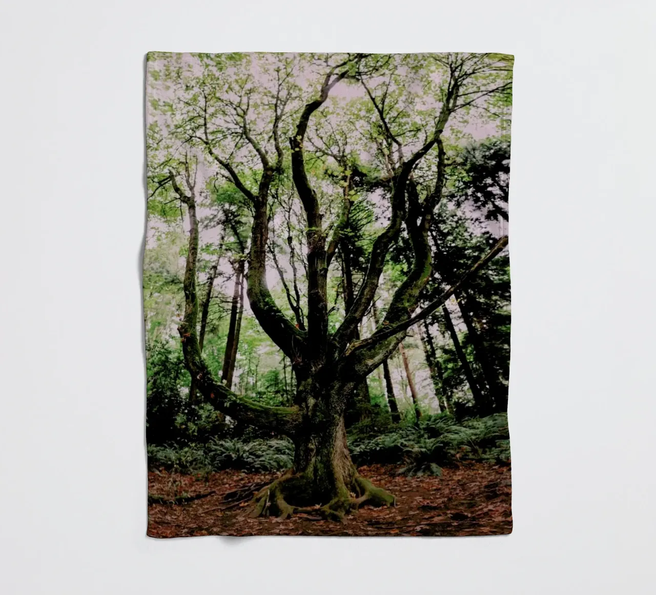 Forest Magic fleecedeken van Leah Flores