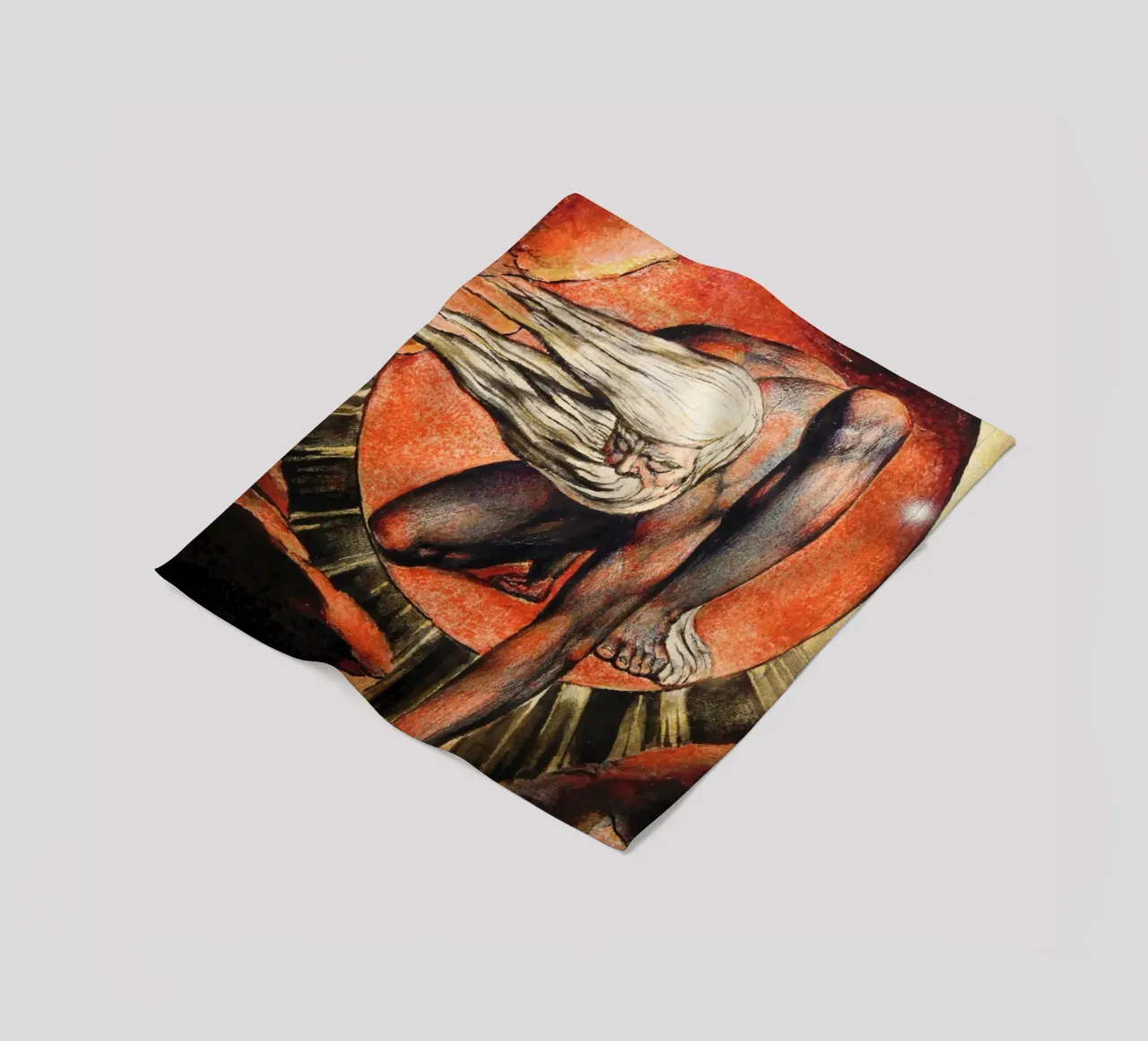 william blake - the ancient of days fleece blanket by William Store