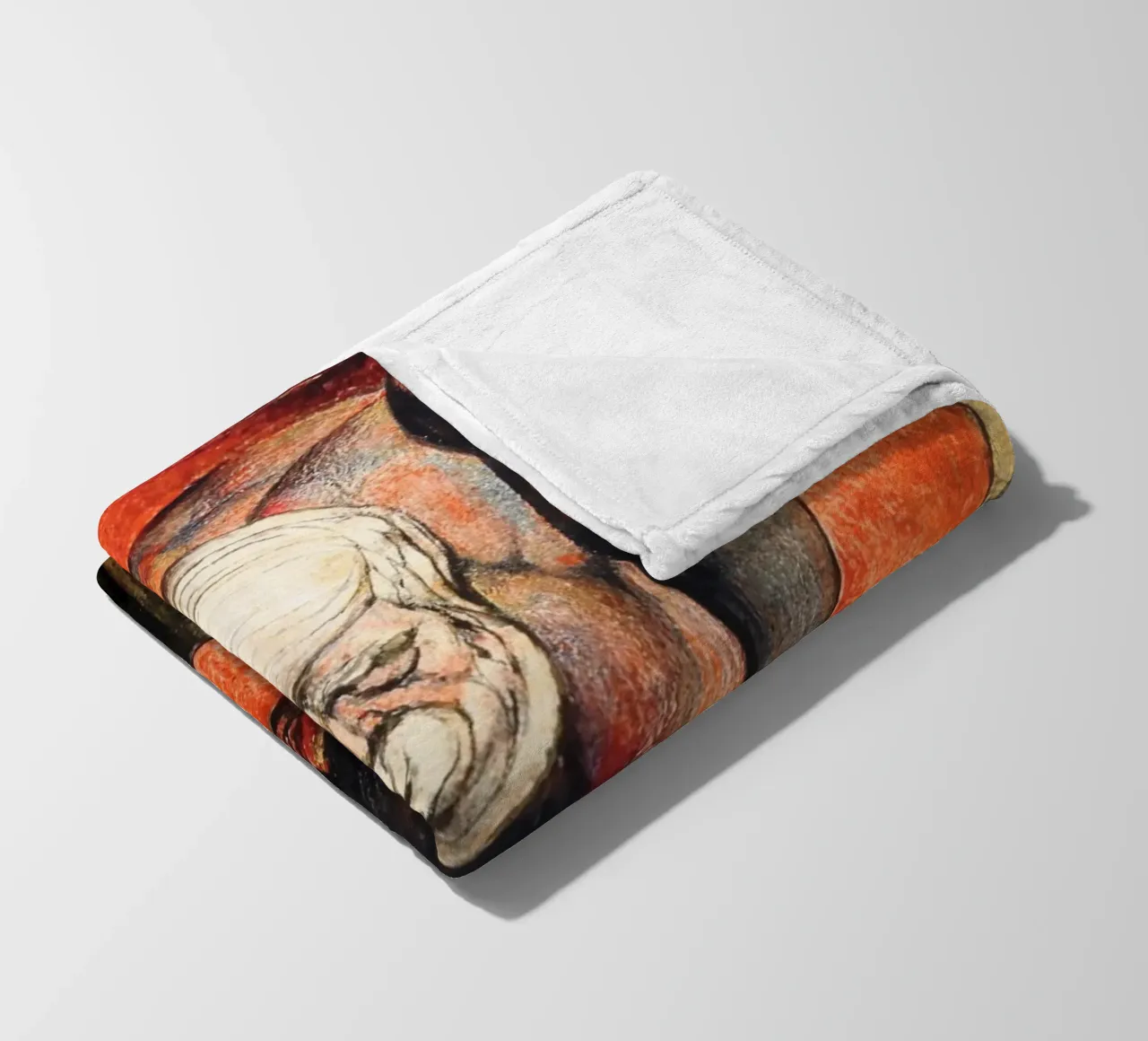 william blake - the ancient of days fleece blanket by William Store