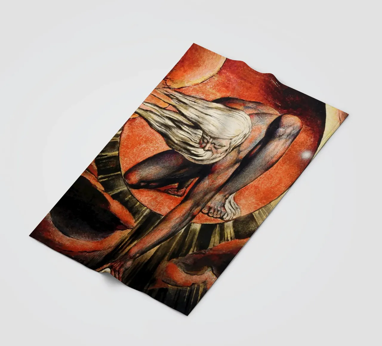 william blake - the ancient of days fleece blanket by William Store