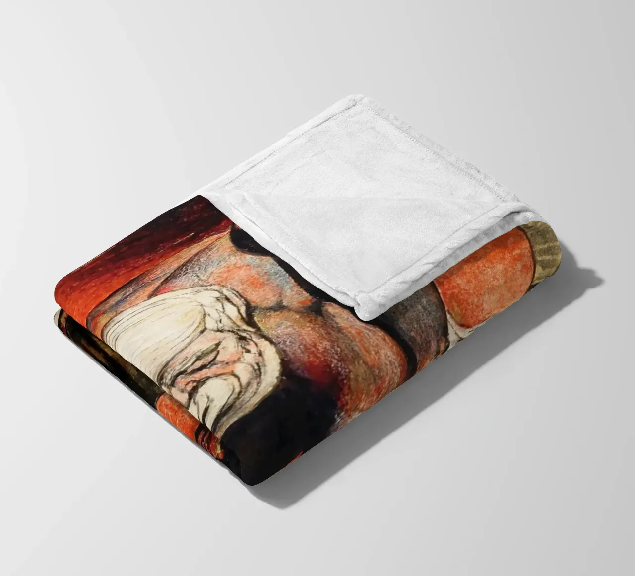 william blake - the ancient of days fleece blanket by William Store