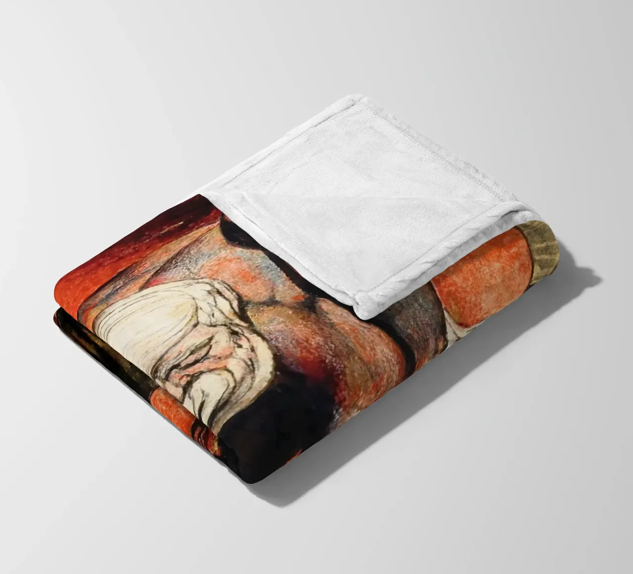 william blake - the ancient of days fleece blanket by William Store