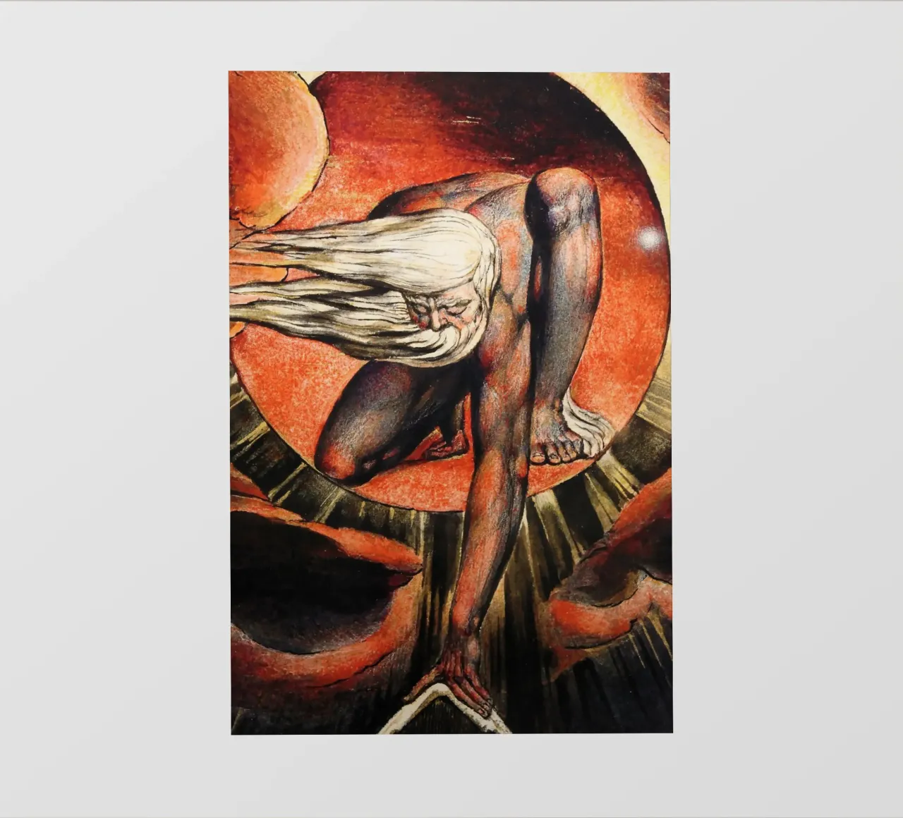 william blake - the ancient of days lámina retroiluminada de William Store