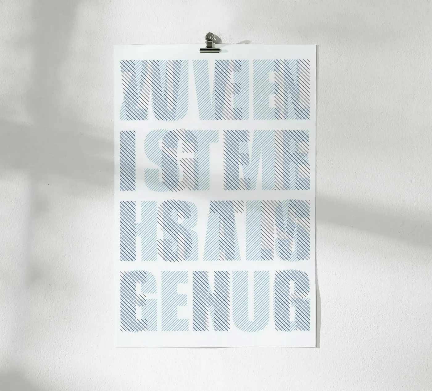 Less Is More Poster von Jan Luzar