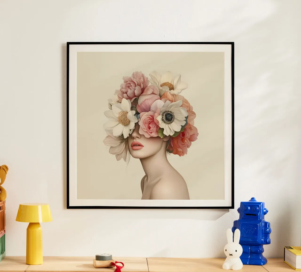 Bellezza eterea in fiore Eleganza poster con telaio in alluminio da Andrea Haase Floral Passion