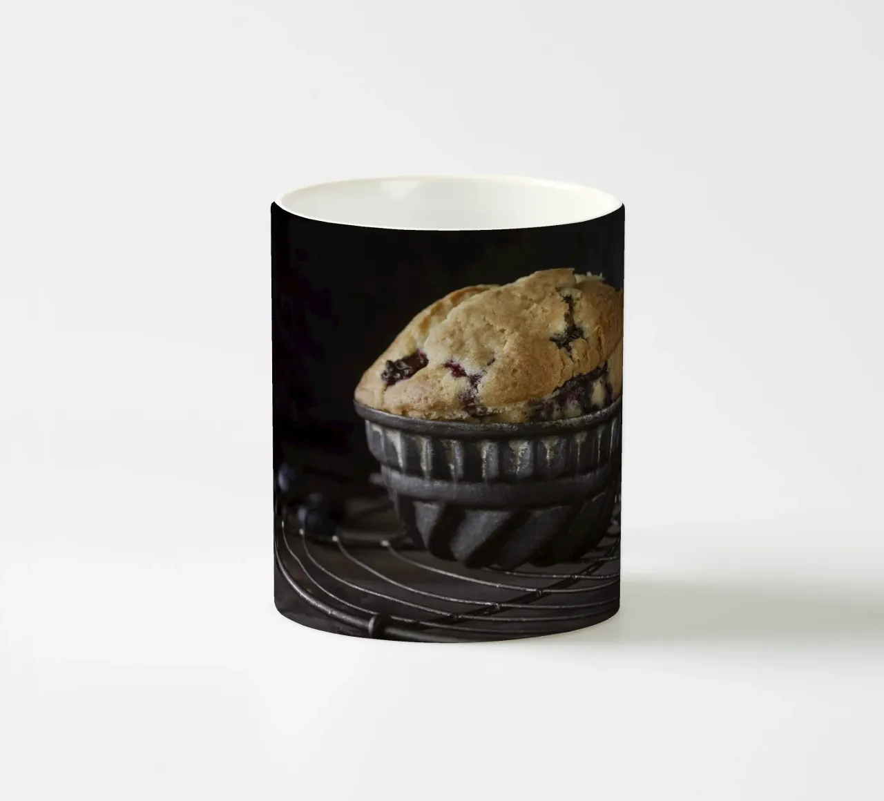 Muffin ai mirtilli tazza in ceramica da Barbara Buderath Fotodesign