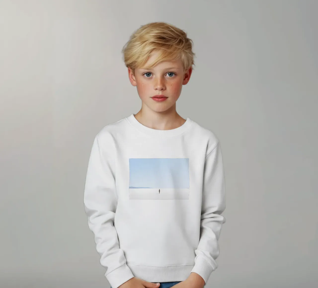 Paesaggio minimale 11 felpa bambino da amini54