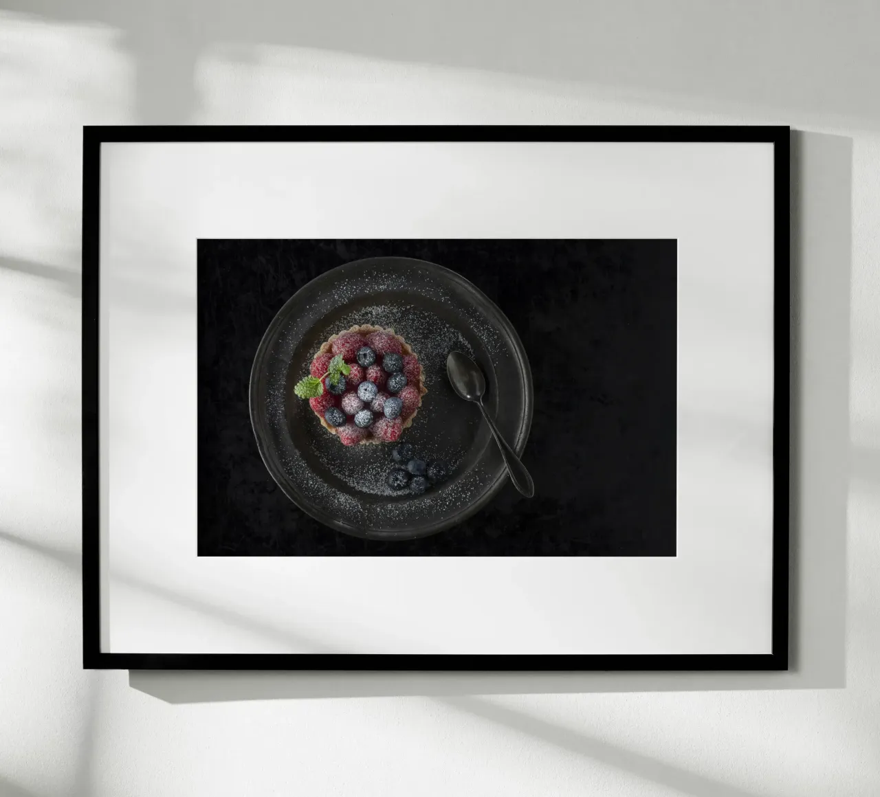 Raspberry tartlets poster by Barbara Buderath Fotodesign