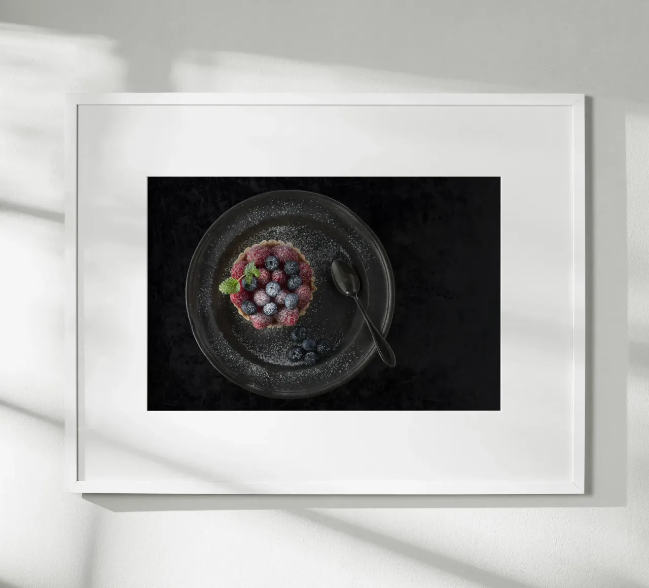 Raspberry tartlets poster by Barbara Buderath Fotodesign