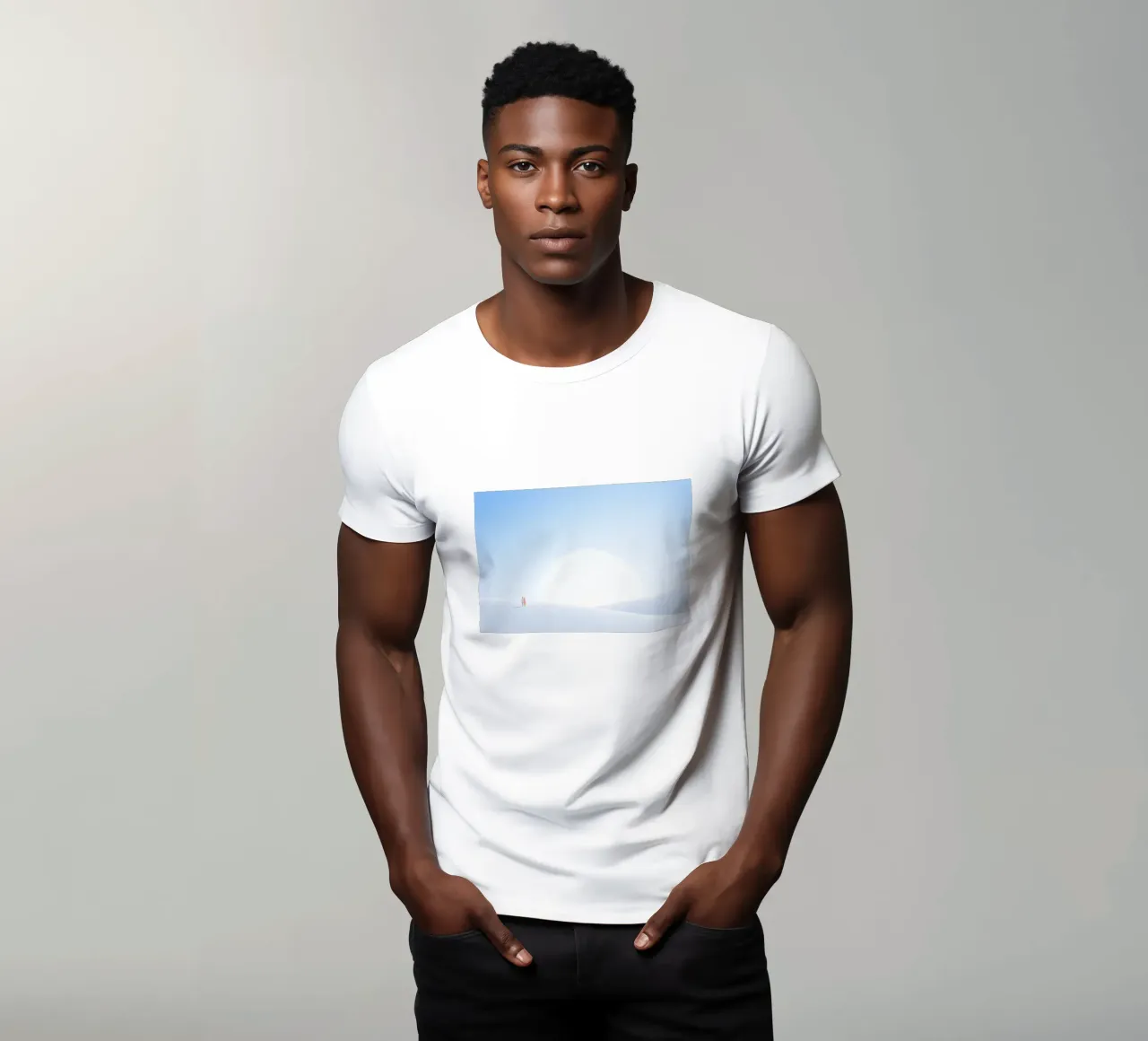 Minimal Landscape 12 t-shirt by amini54