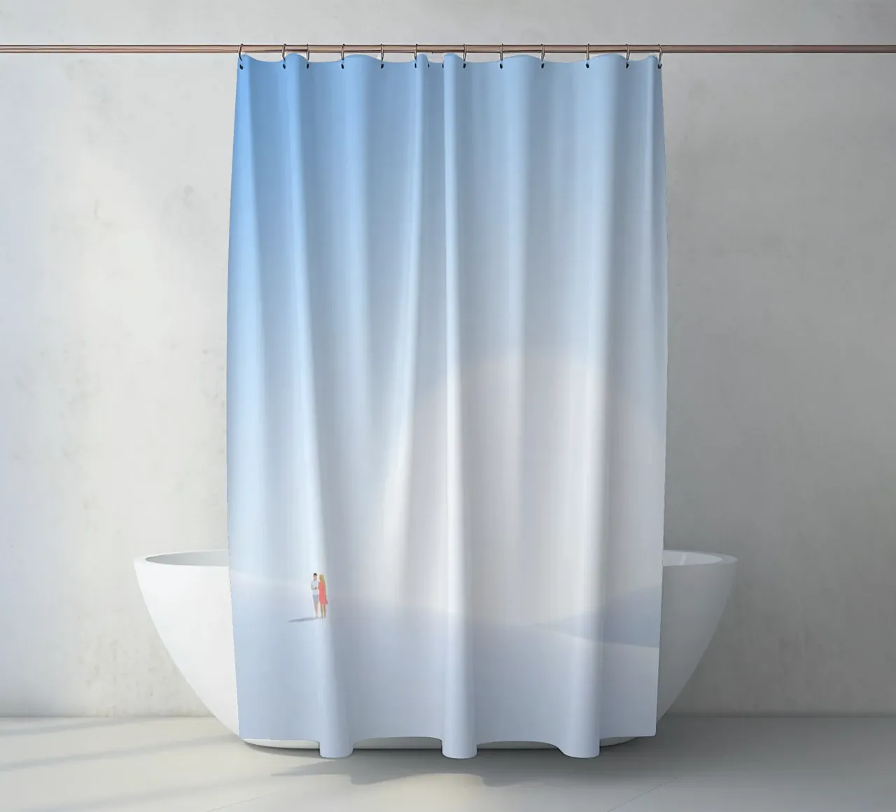 Minimal Landscape 12 shower curtain by amini54