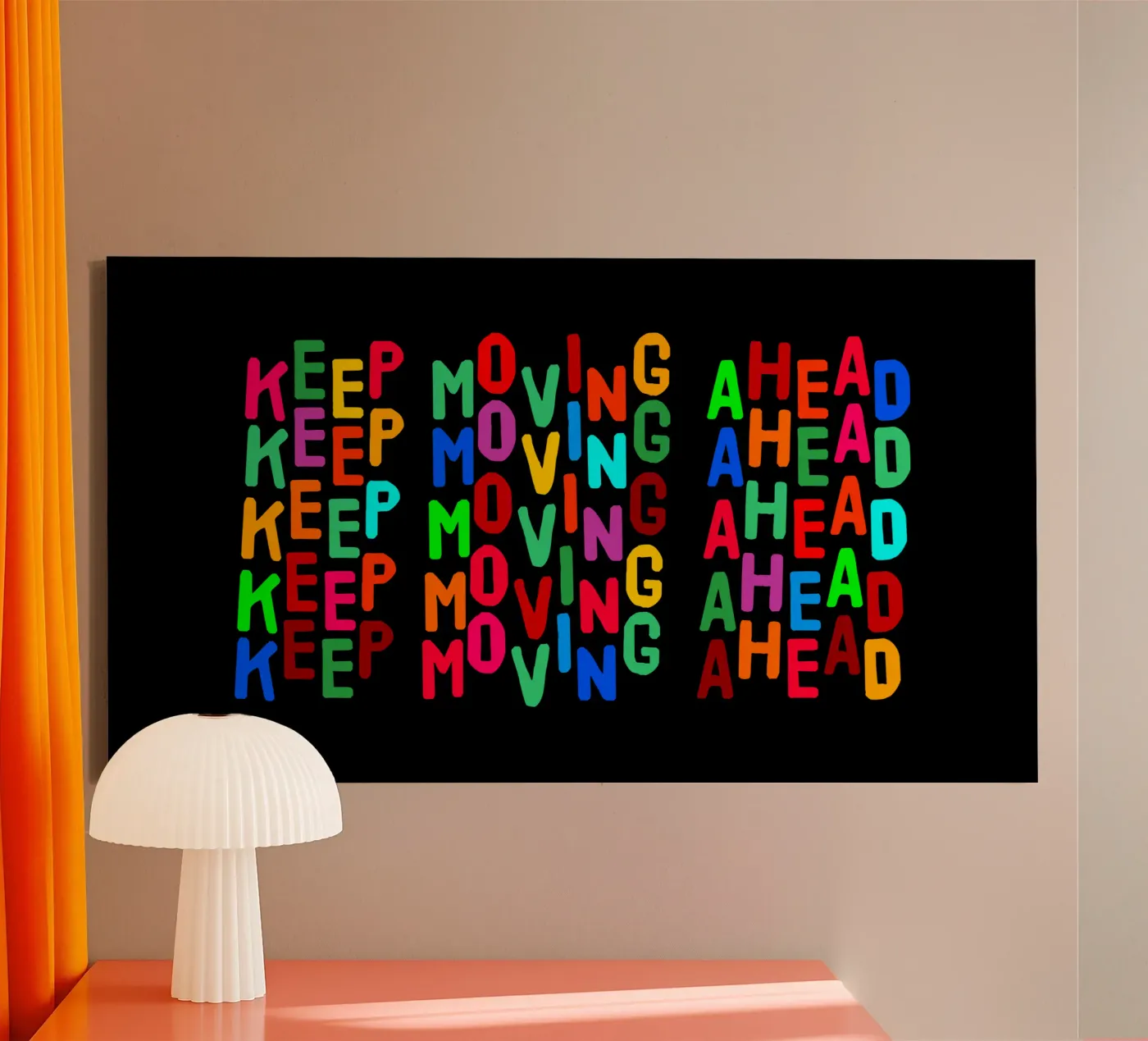 Keep moving ahead tela da happieeagle
