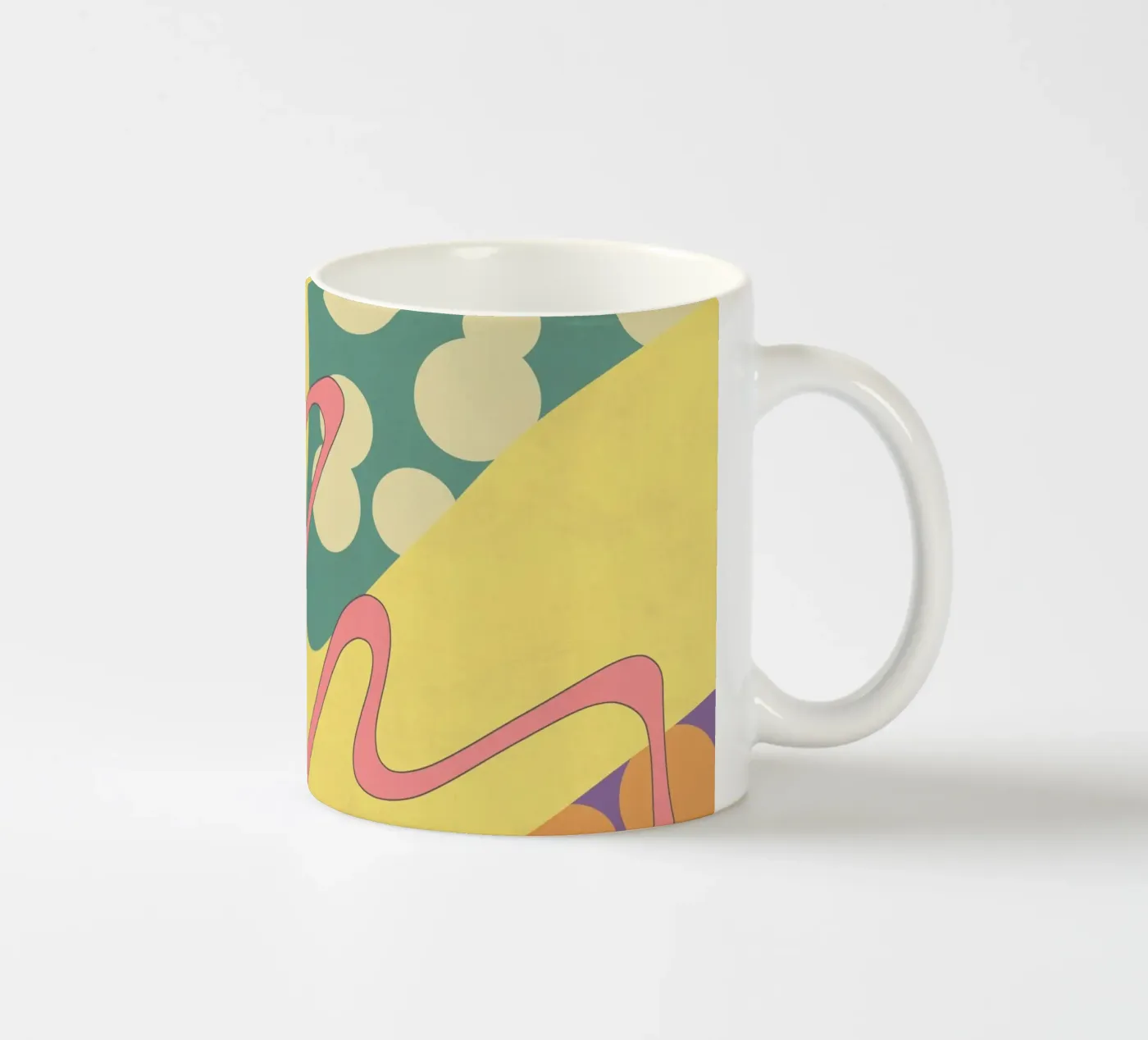 Waves 09 ceramic mug by amini54