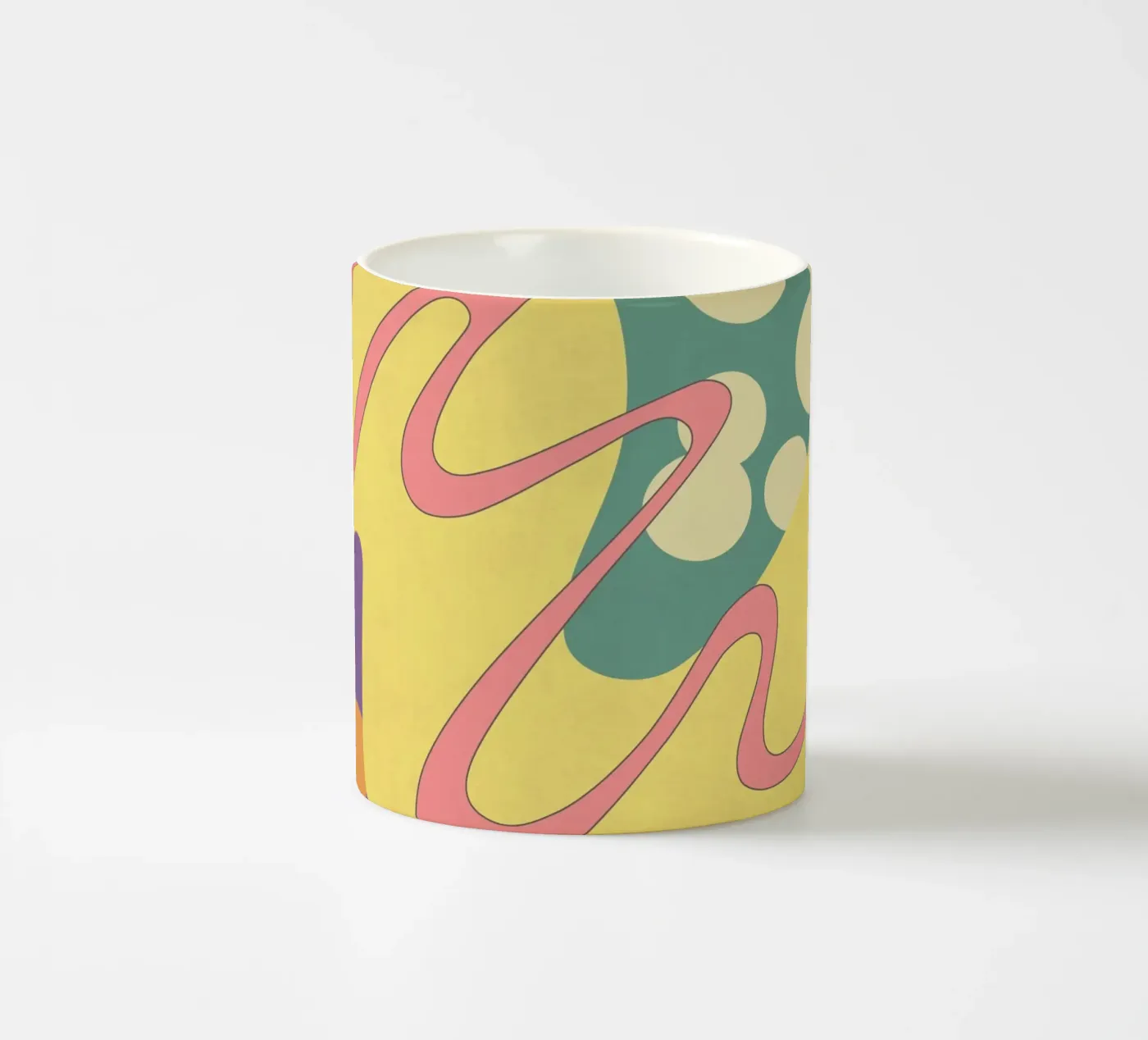Waves 09 ceramic mug by amini54