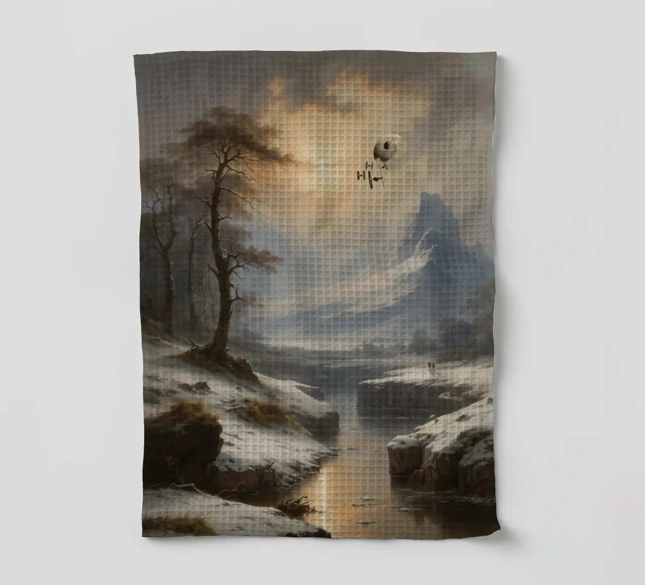 Arrival of Shadows: The Empire Descends | Limited Edition tea towel by Renaissance Rebel