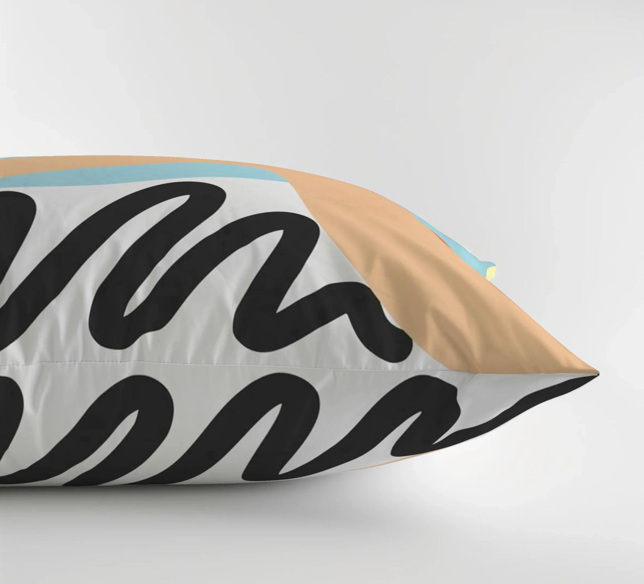 Waves 12 decorative cushion by amini54