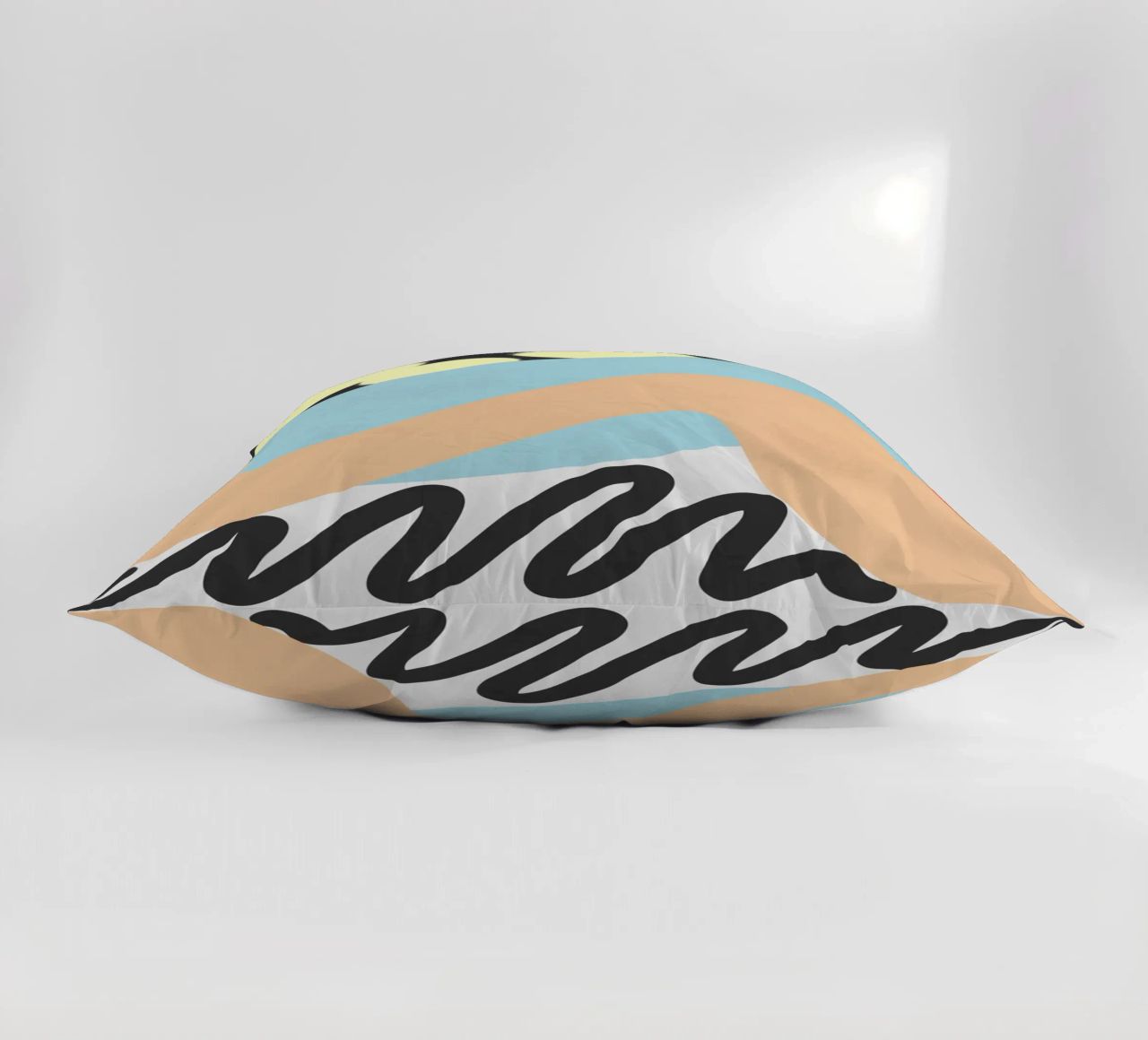 Waves 12 decorative cushion by amini54