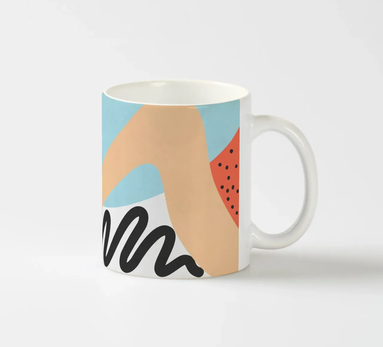 Waves 12 ceramic mug by amini54