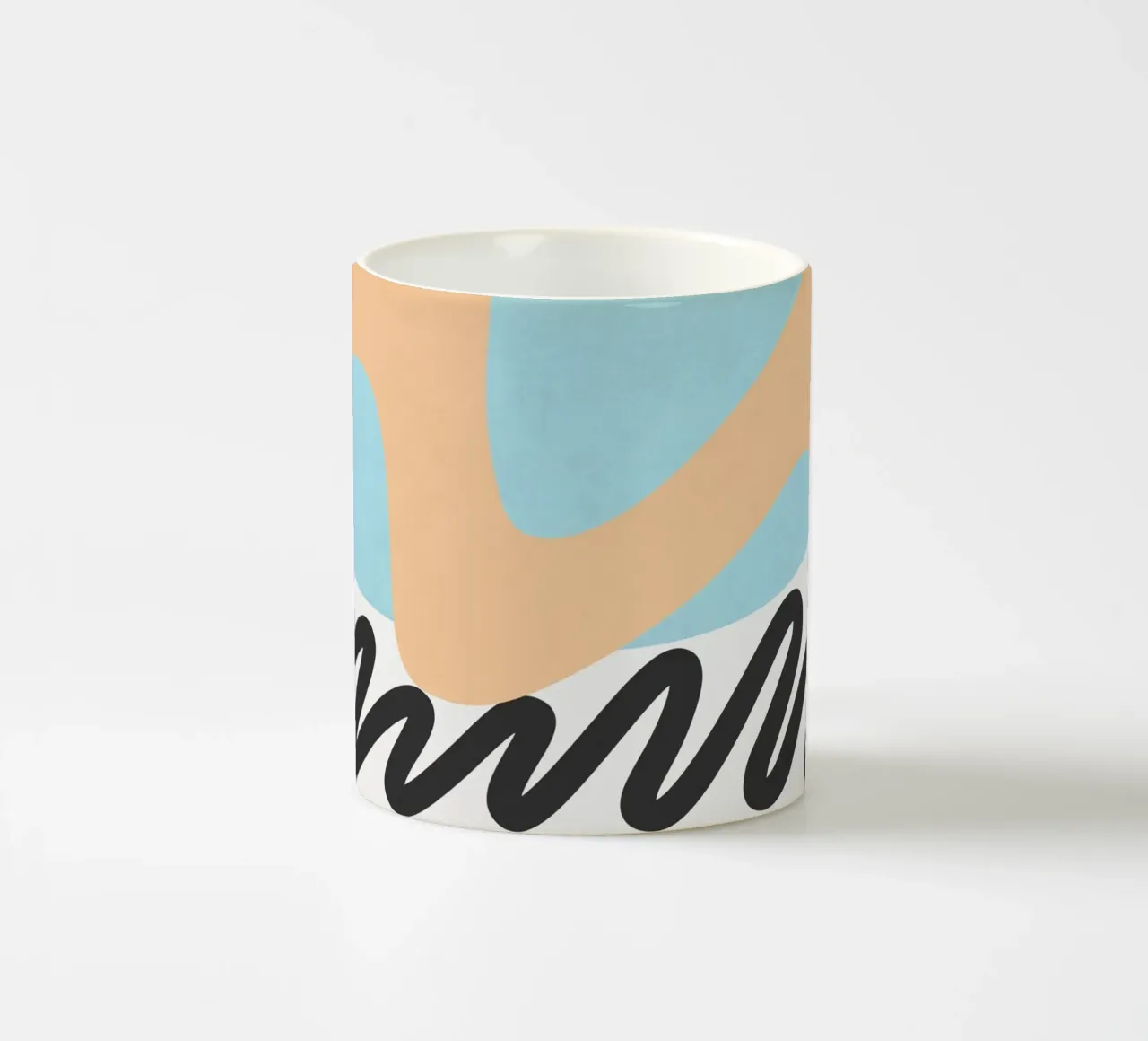 Waves 12 ceramic mug by amini54