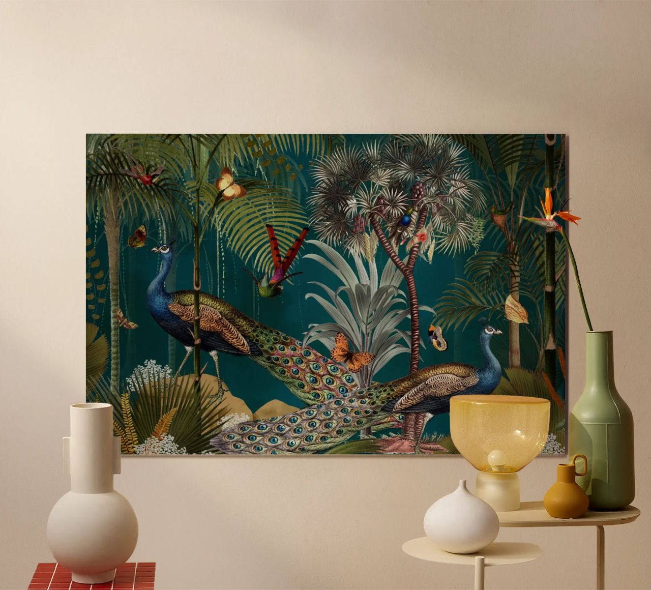 Midnight Vintage Exotic Mystic Jungle poster by Vintage World - Uta Naumann