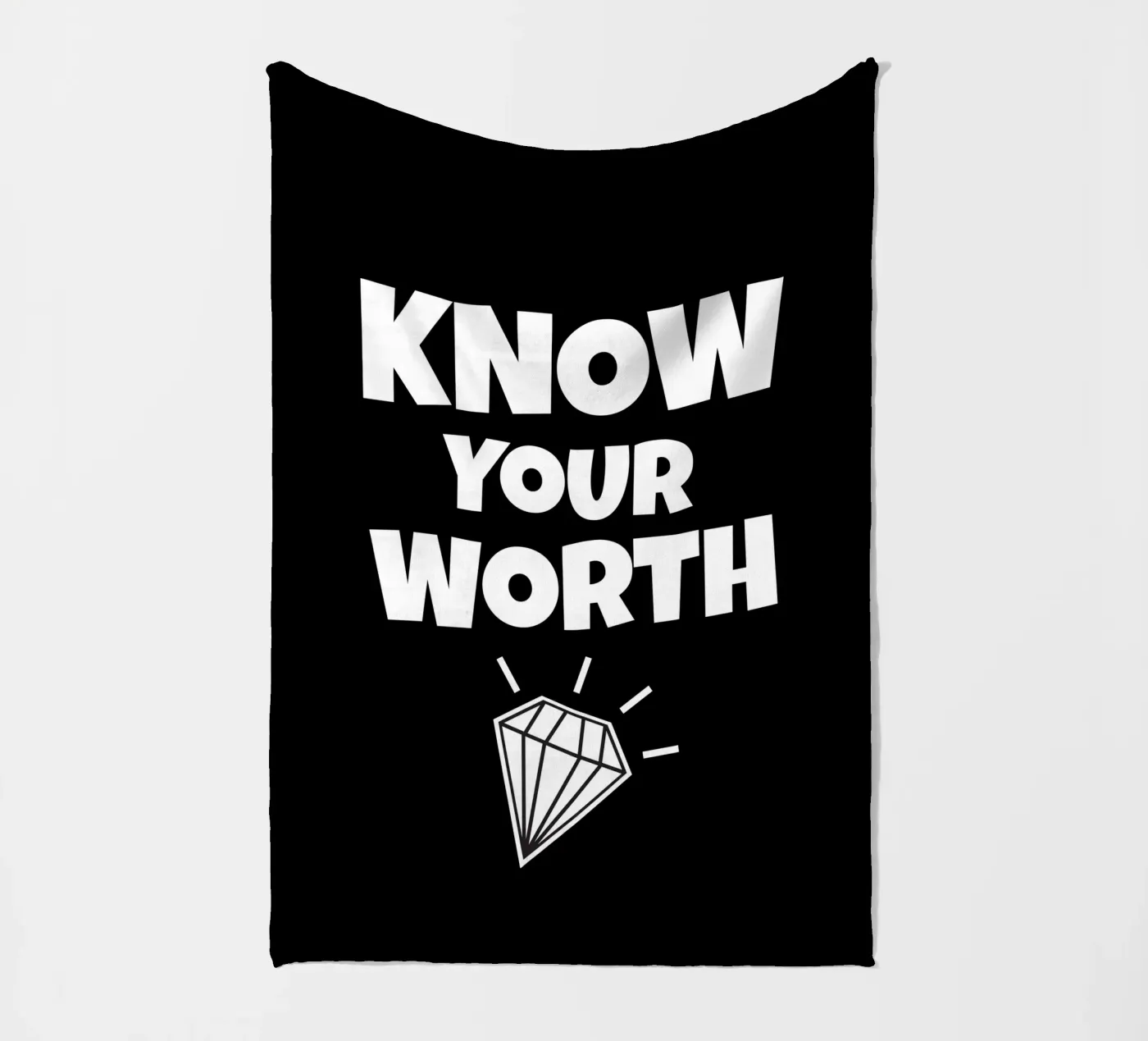 Know your worth fleecedeken van happieeagle