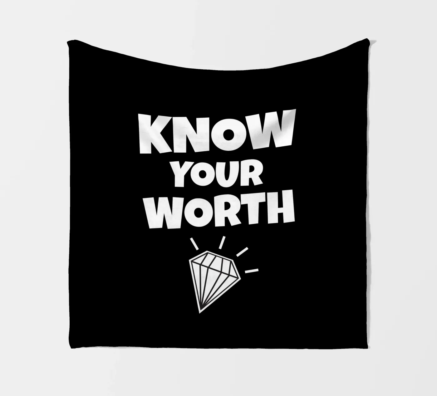 Know your worth fleecedeken van happieeagle
