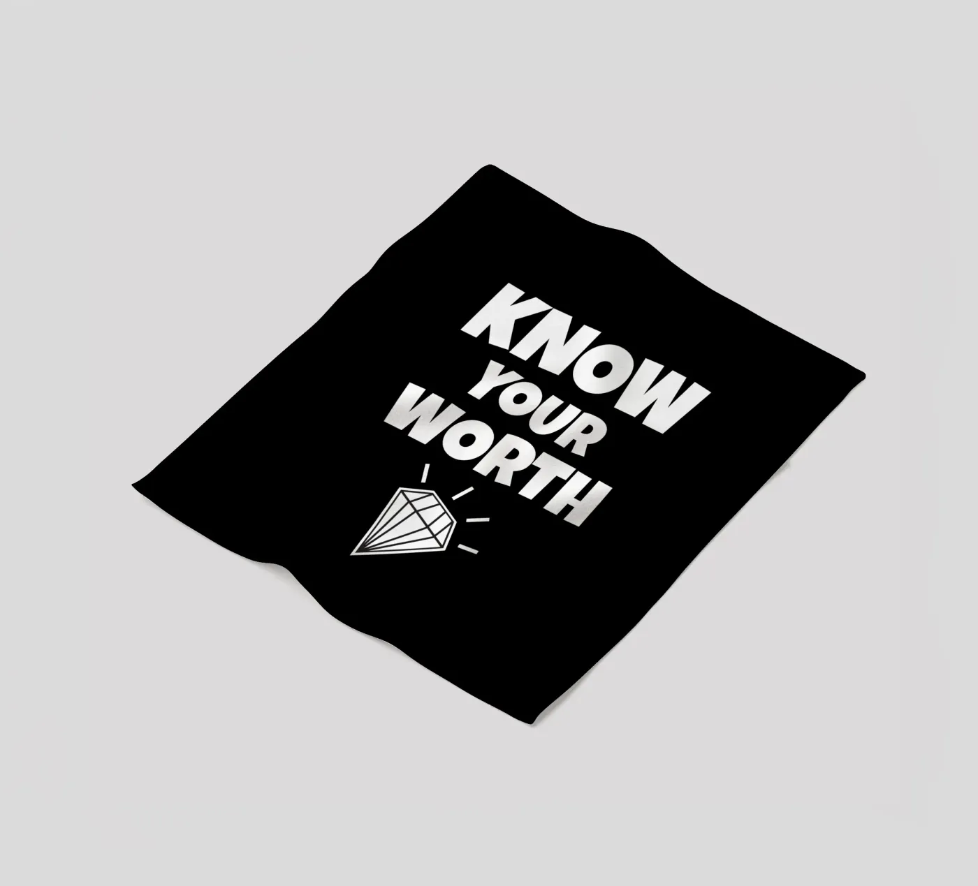 Know your worth fleecedeken van happieeagle