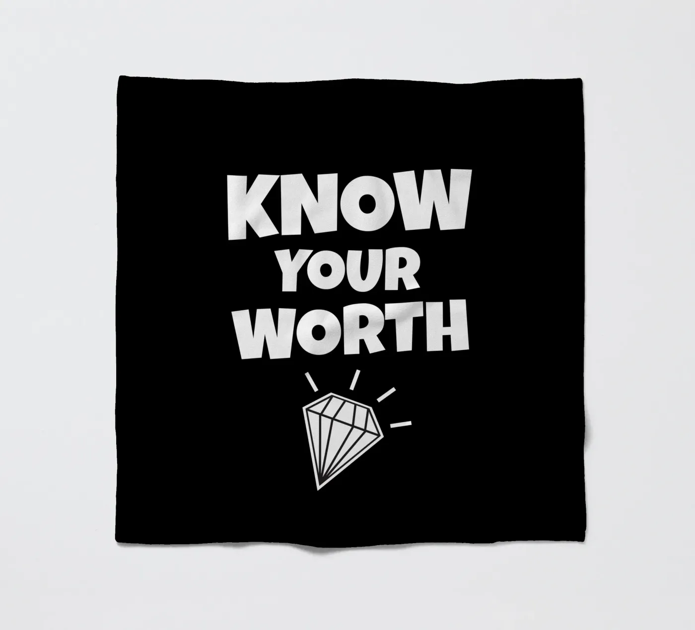 Know your worth fleecedeken van happieeagle