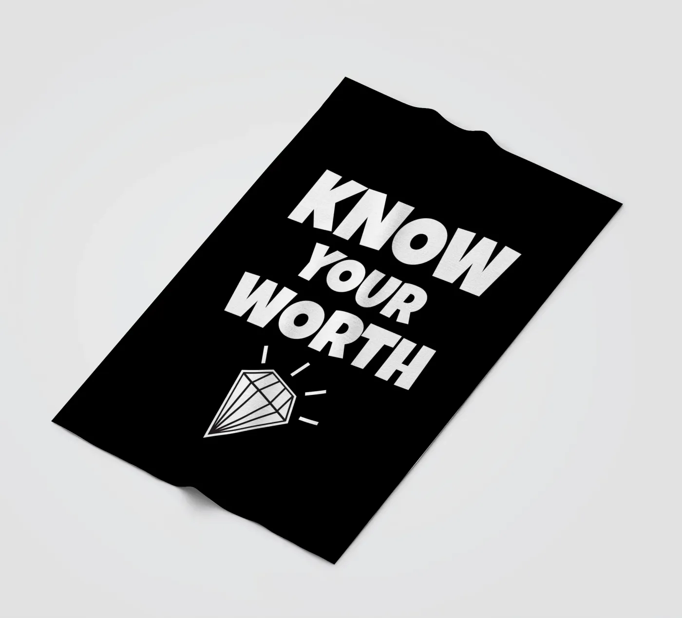 Know your worth fleecedeken van happieeagle