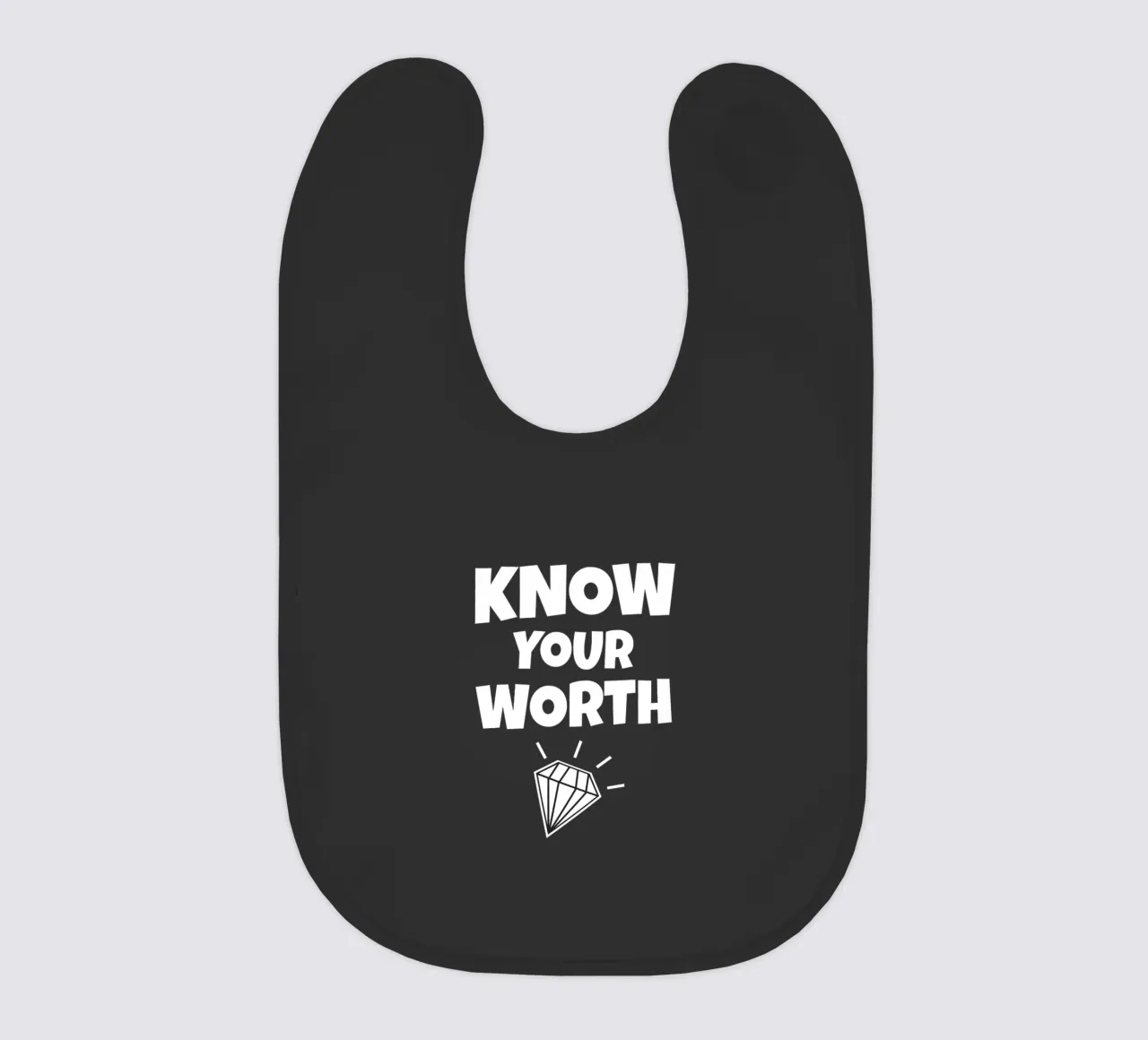 Know your worth bavaglino da happieeagle