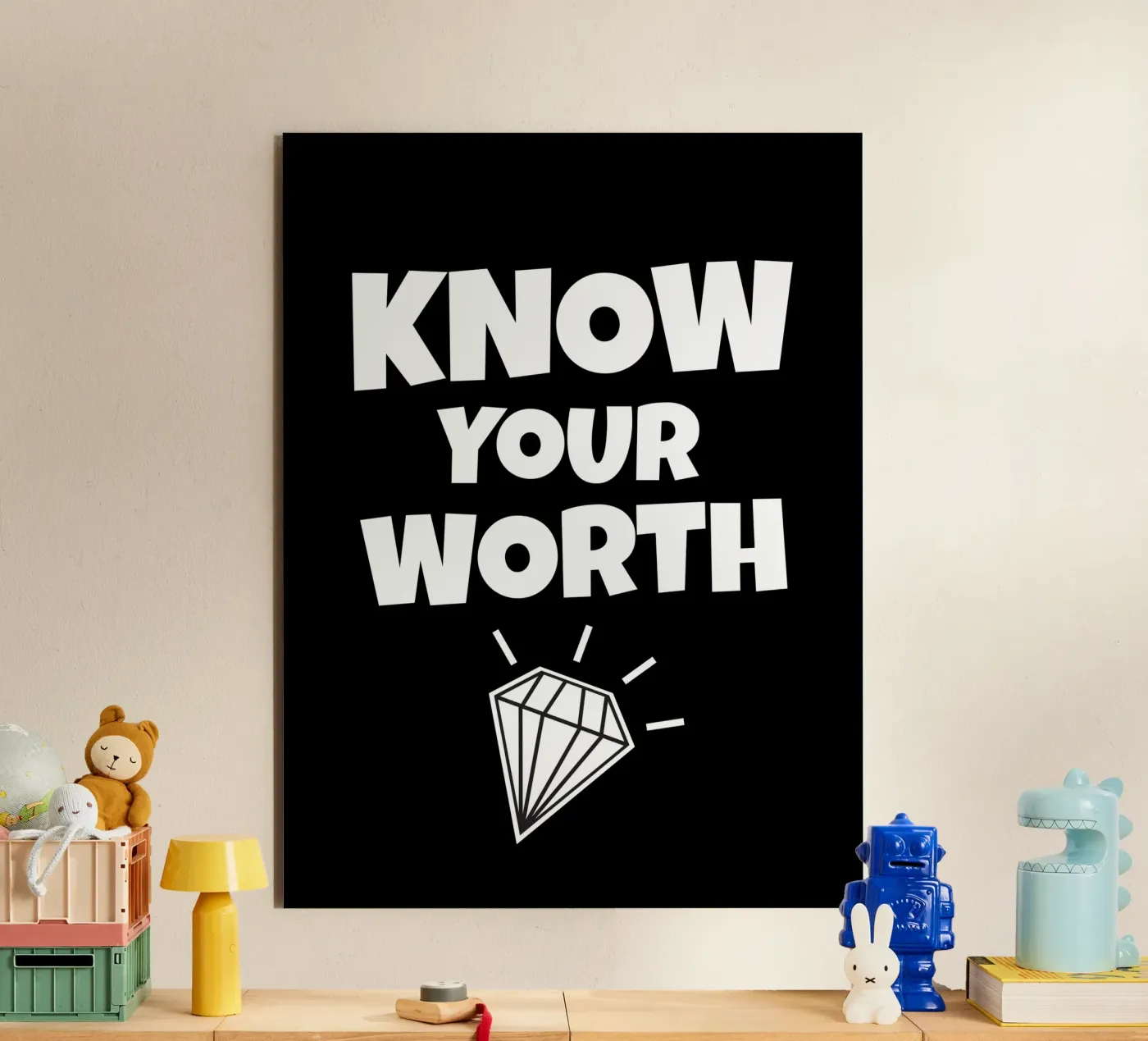 Know your worth alluminio dibond da happieeagle