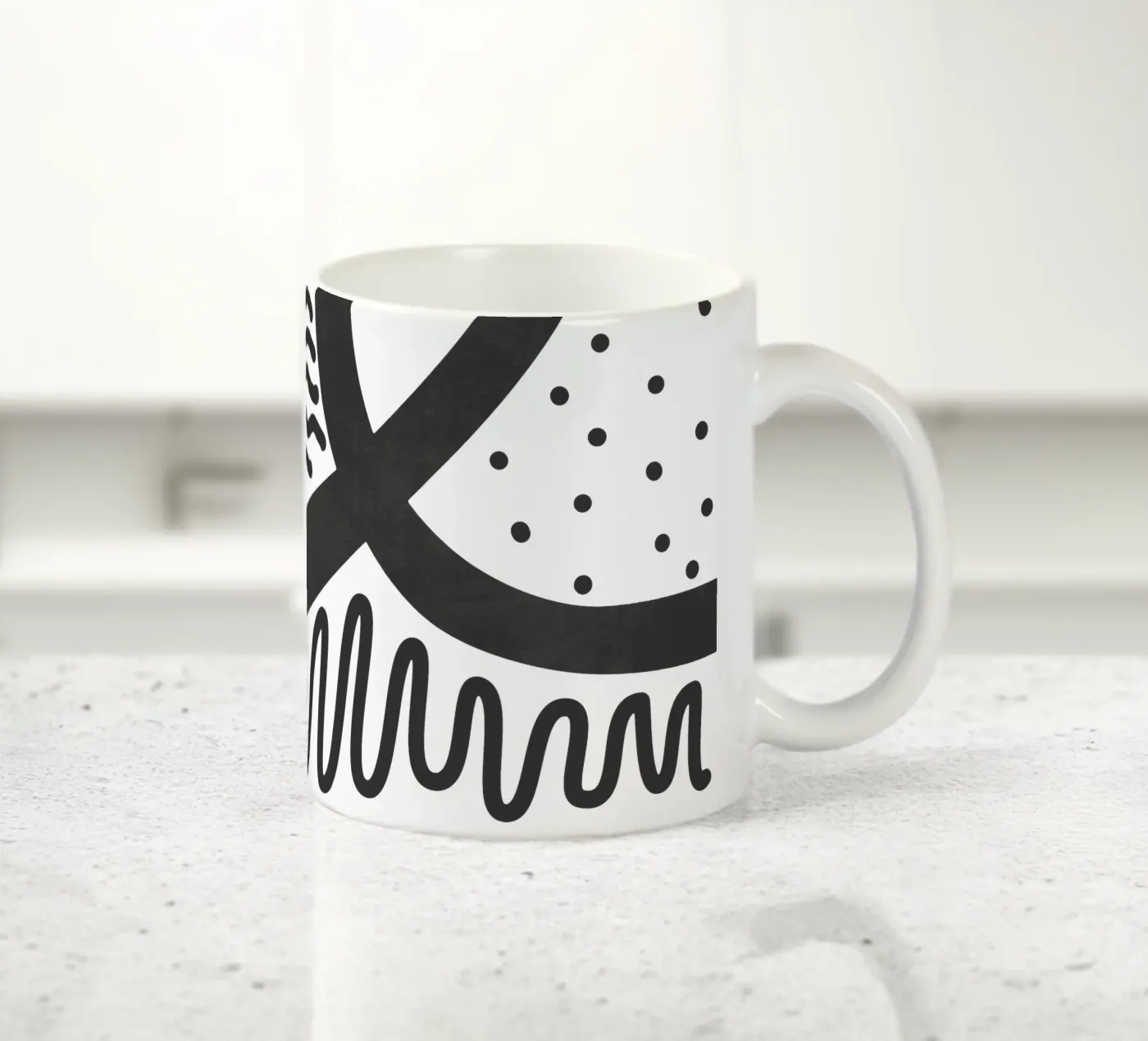 Waves 19 ceramic mug by amini54