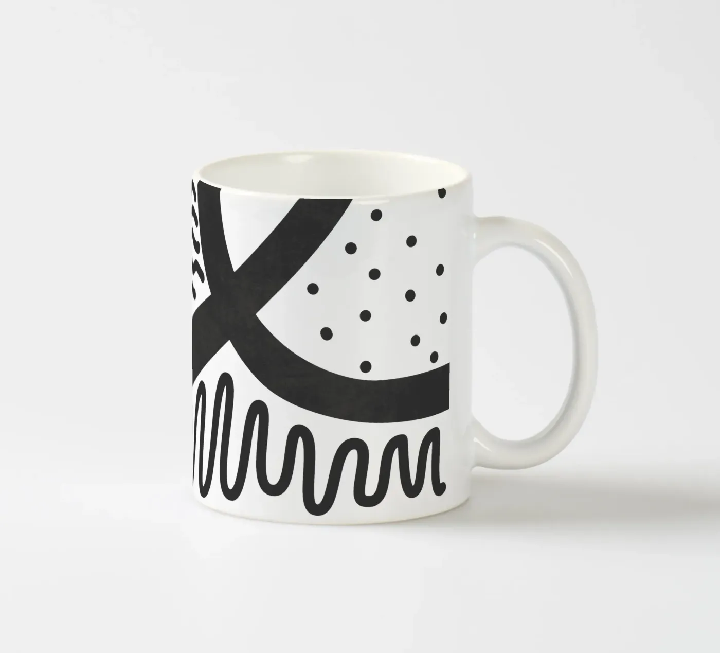 Waves 19 ceramic mug by amini54
