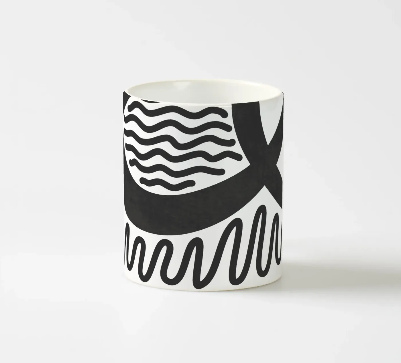 Waves 19 ceramic mug by amini54