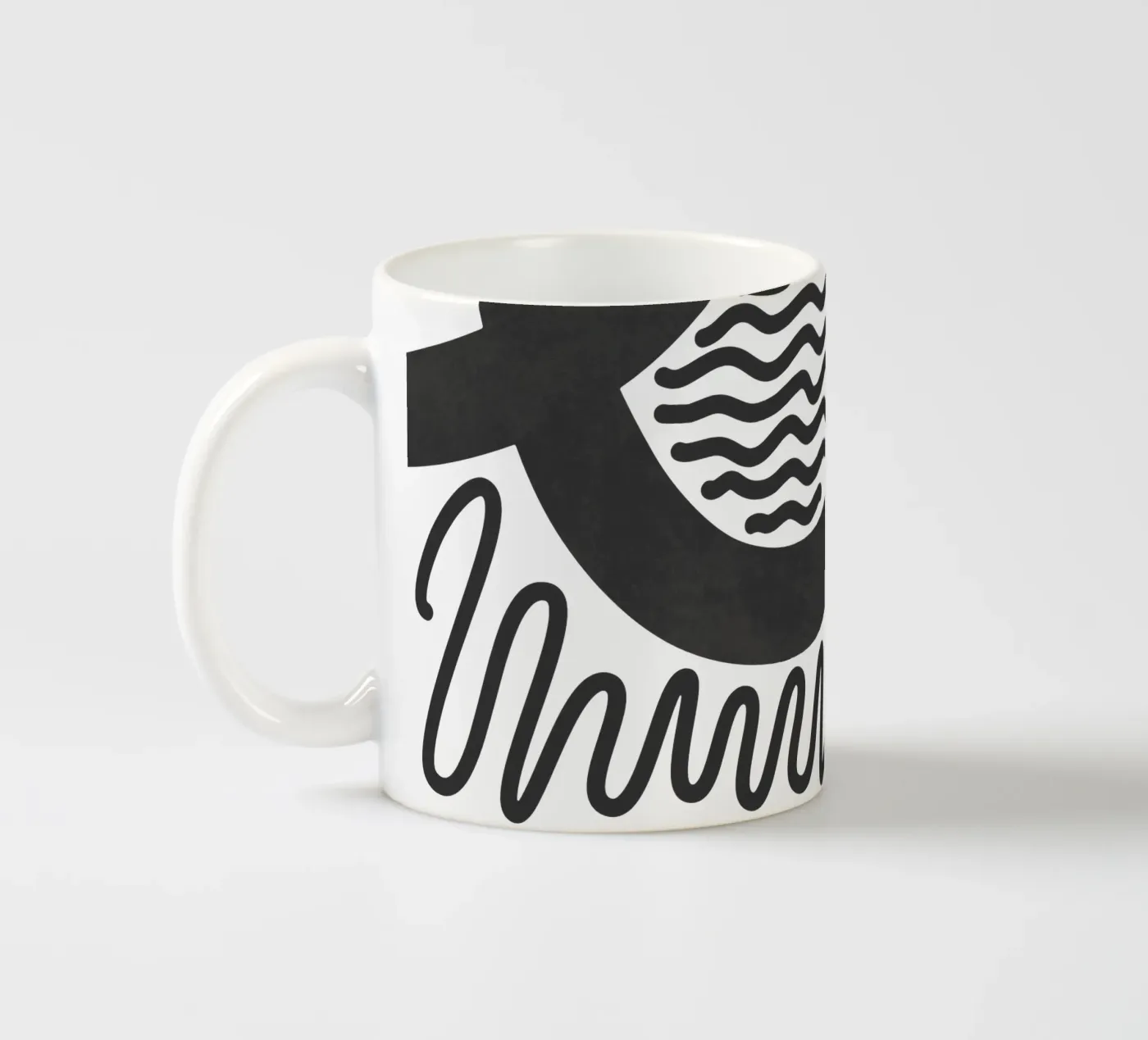 Waves 19 ceramic mug by amini54