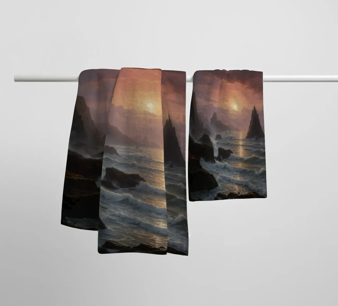 Dawn of the Empire: Battle Cruiser Horizon | Limited Edition Handtuch von Renaissance Rebel
