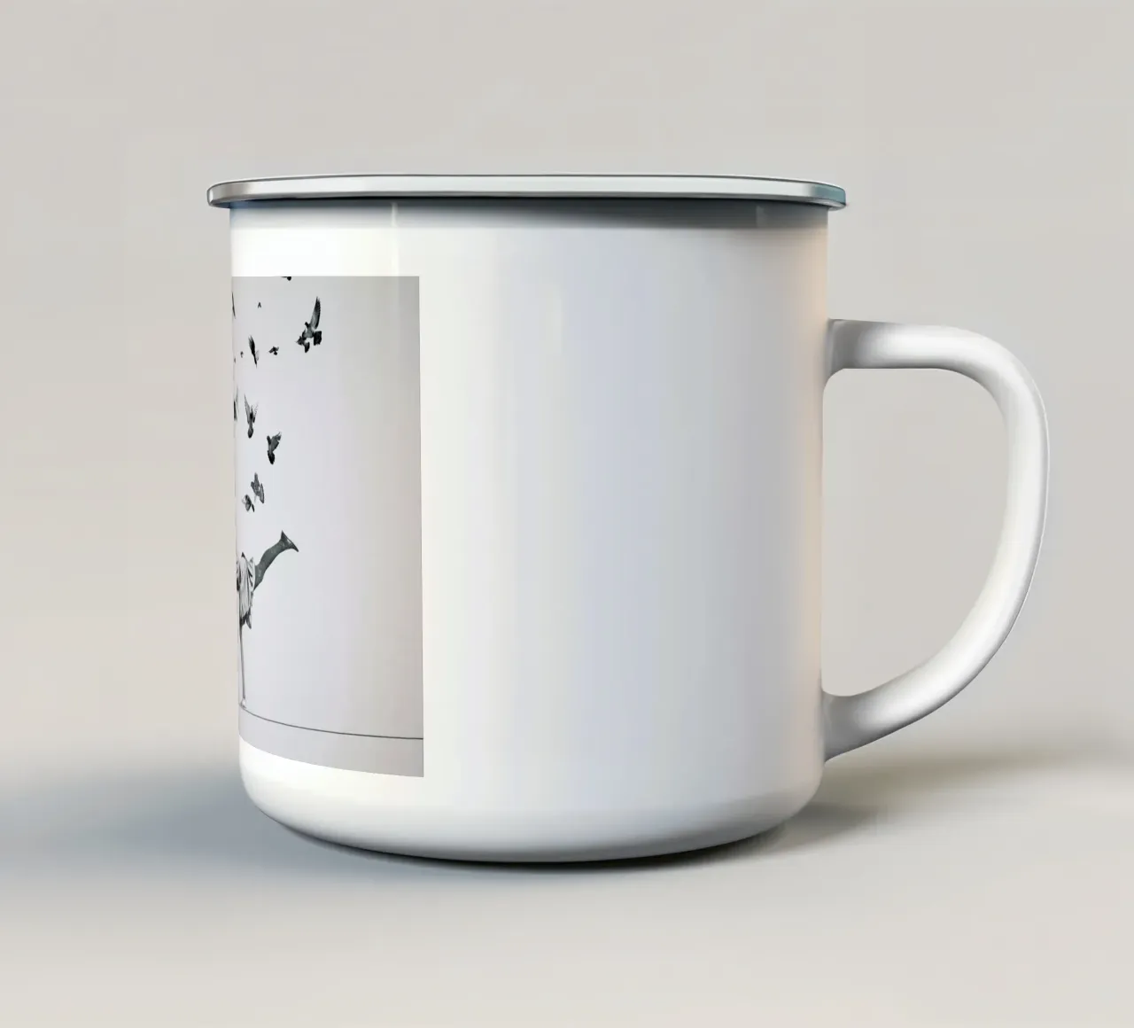Birds Of A Feather tazza in smalto da Jason Brueck