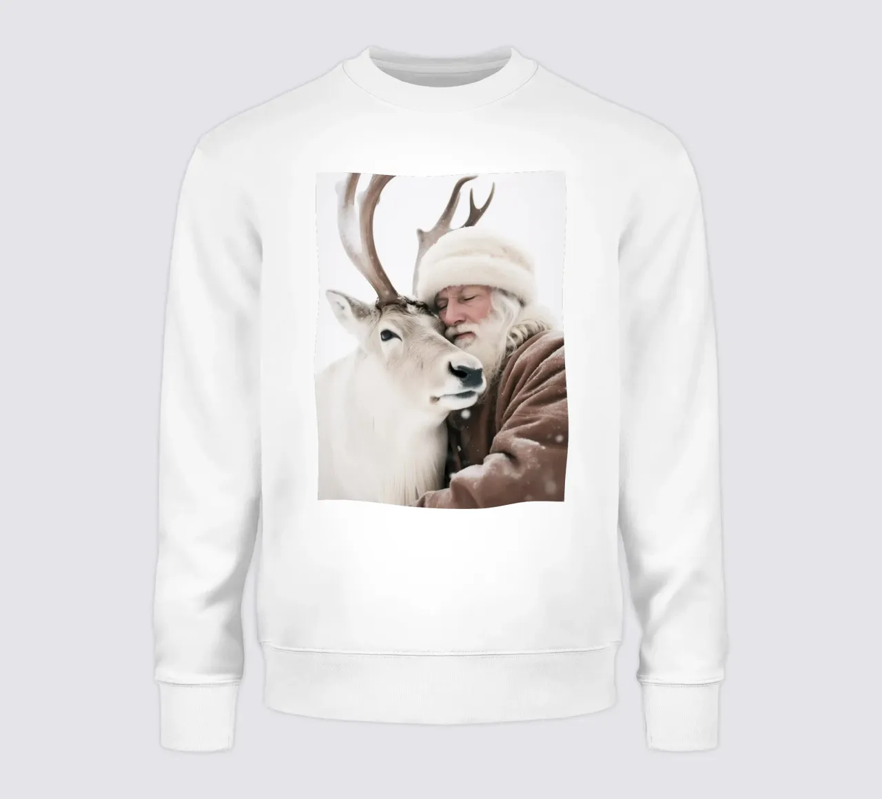 Santa And Deer felpa da treechild