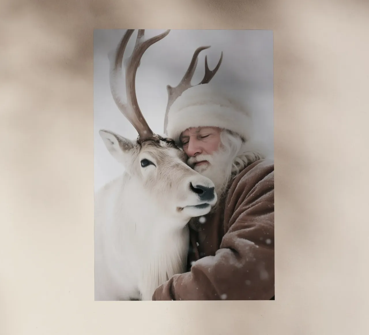 Santa And Deer pellicola backlit da treechild