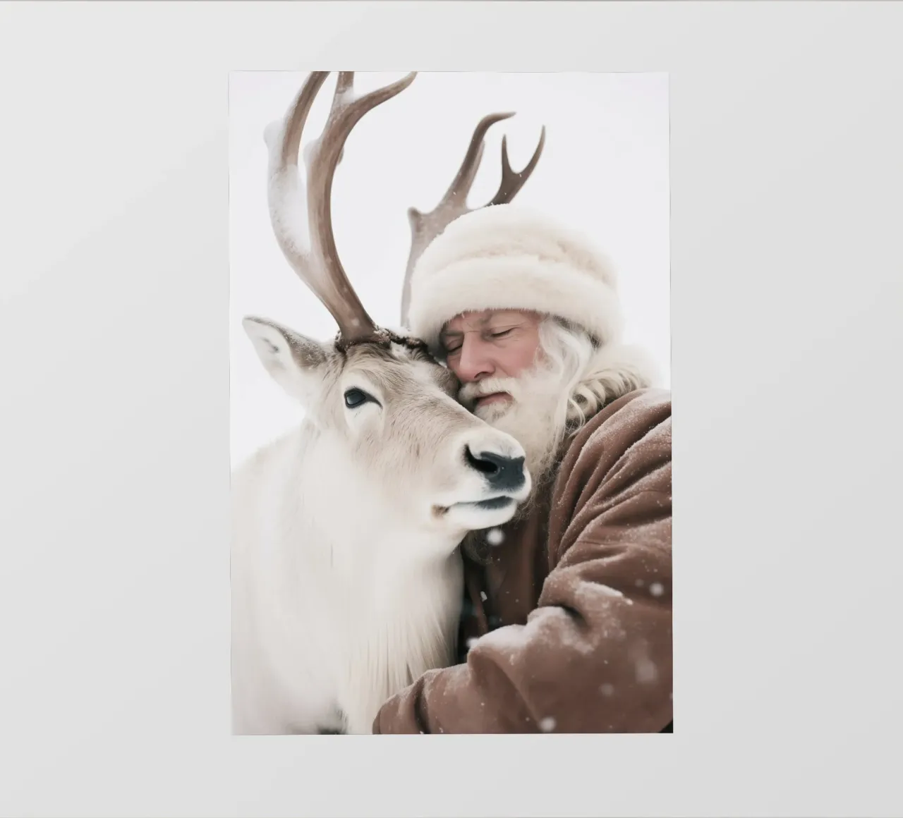 Santa And Deer pellicola backlit da treechild