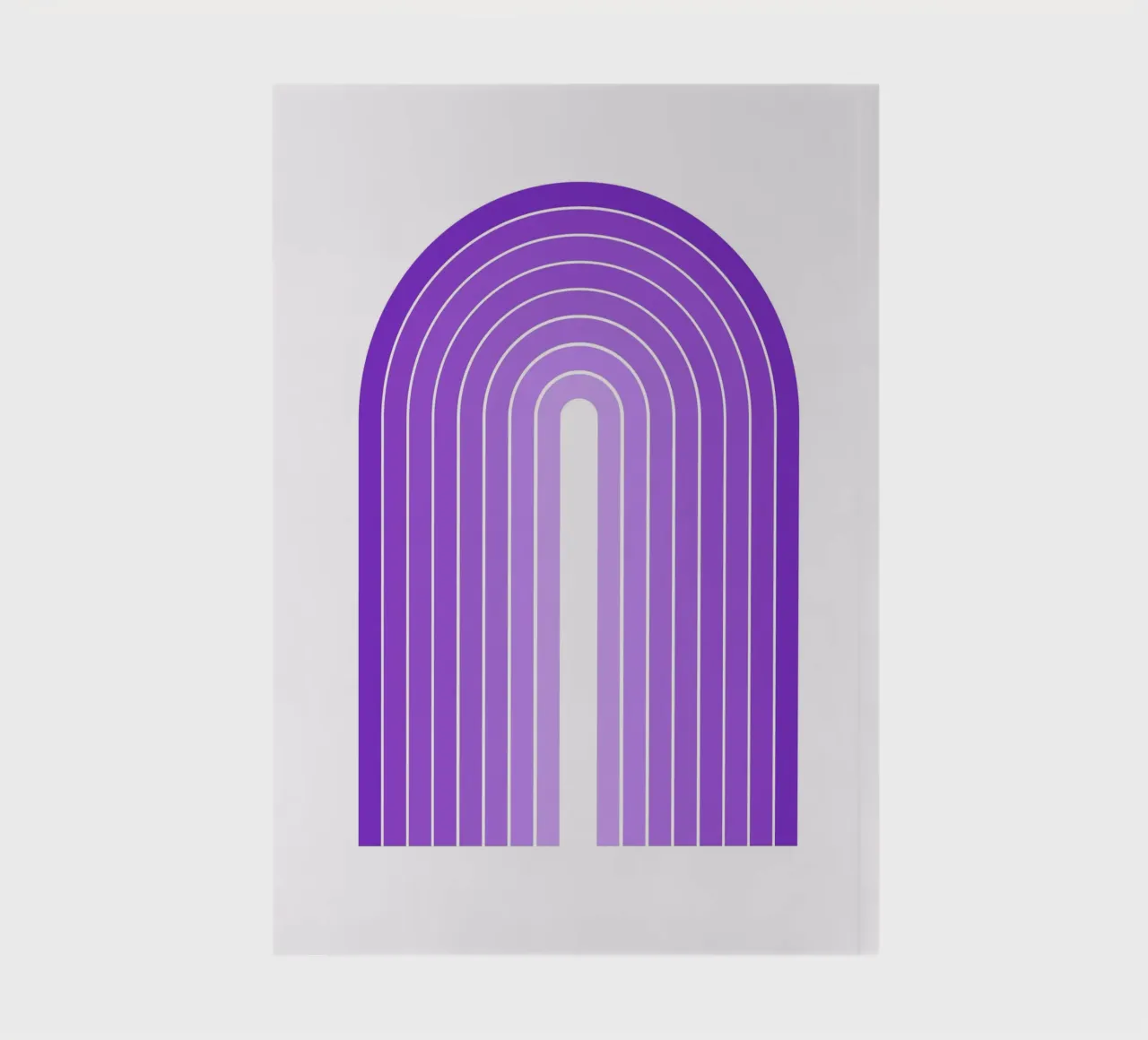 Purple Boho Arch notebook by Paigaam Studio