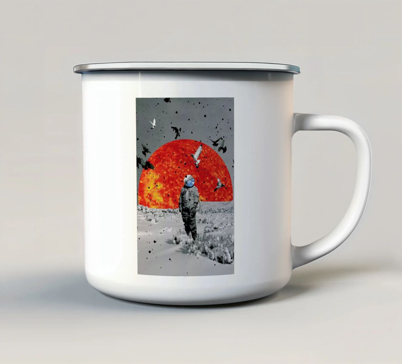 The Final Frontier tazza in smalto da Jason Brueck