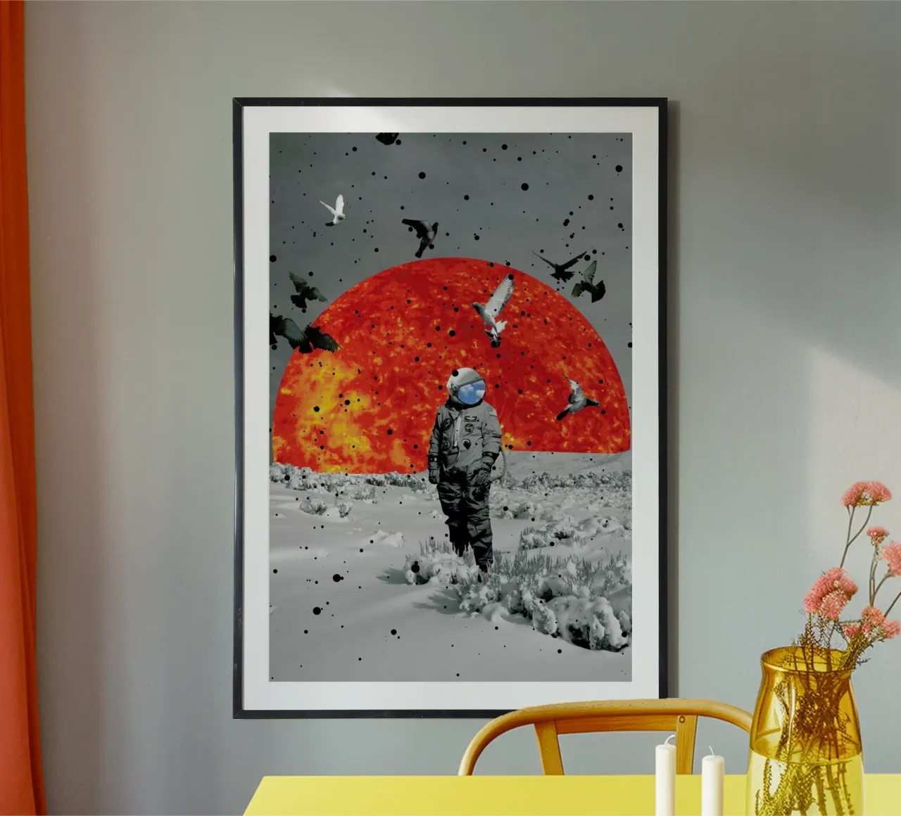The Final Frontier poster met aluminium frame van Jason Brueck