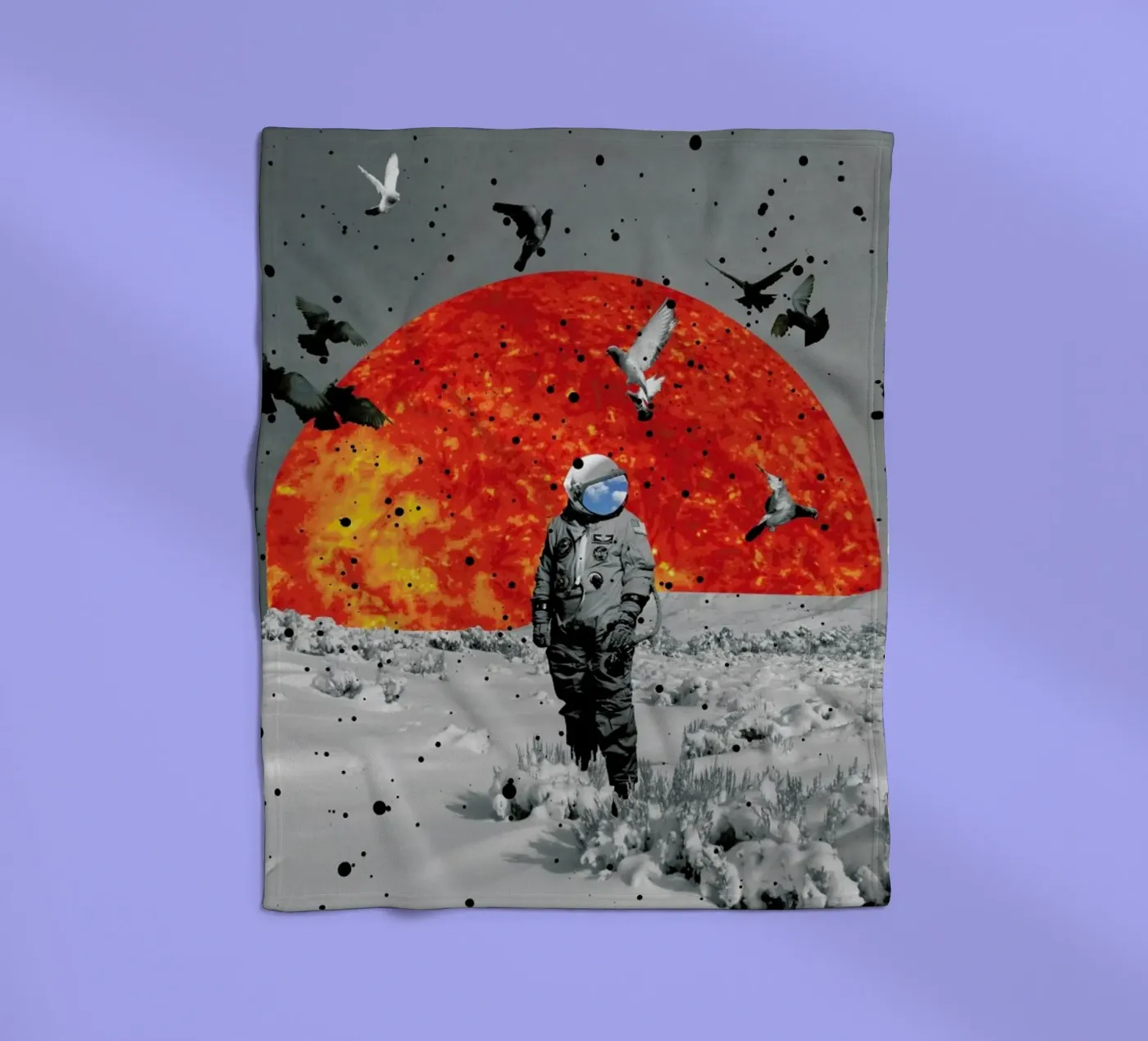 The Final Frontier Fleecedecke von Jason Brueck